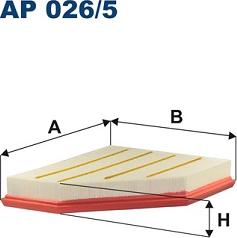 Filtron AP 026/5 - Повітряний фільтр autozip.com.ua