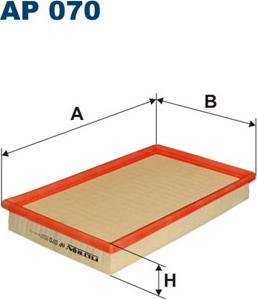 Filtron AP070 - Повітряний фільтр autozip.com.ua