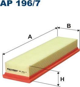 Filtron AP196/7 - Повітряний фільтр autozip.com.ua