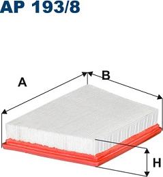 Filtron AP 193/8 - Повітряний фільтр autozip.com.ua