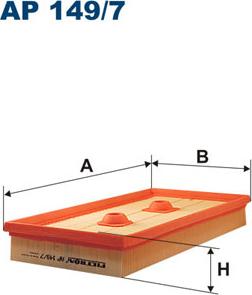 Filtron AP149/7 - Повітряний фільтр autozip.com.ua