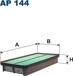 Filtron AP144 - Повітряний фільтр autozip.com.ua