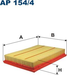 Filtron AP154/4 - Повітряний фільтр autozip.com.ua