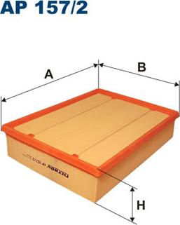 Filtron AP157/2 - Повітряний фільтр autozip.com.ua