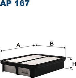 Filtron AP167 - Повітряний фільтр autozip.com.ua