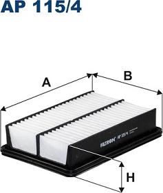 Filtron AP1154 - Повітряний фільтр autozip.com.ua