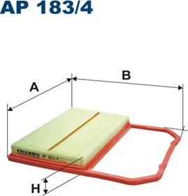 Filtron AP183/4 - Повітряний фільтр autozip.com.ua