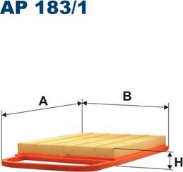 Filtron AP183/1 - Повітряний фільтр autozip.com.ua