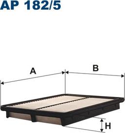 Filtron AP182/5 - Повітряний фільтр autozip.com.ua