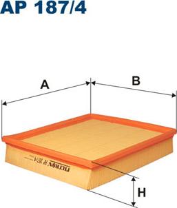 Filtron AP187/4 - Повітряний фільтр autozip.com.ua