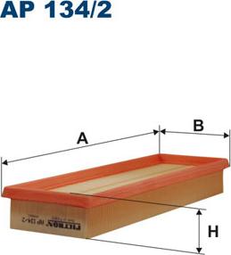 Filtron AP134/2 - Повітряний фільтр autozip.com.ua