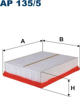Filtron AP135/5 - Повітряний фільтр autozip.com.ua
