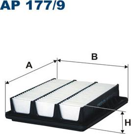 Filtron AP177/9 - Повітряний фільтр autozip.com.ua