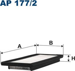 Filtron AP177/2 - Повітряний фільтр autozip.com.ua