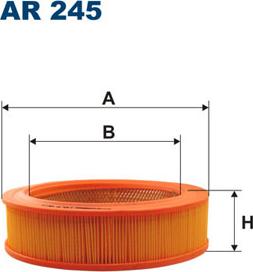 Filtron AR245 - Повітряний фільтр autozip.com.ua