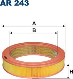 Filtron AR243 - Повітряний фільтр autozip.com.ua