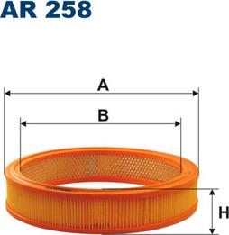 Filtron AR258 - Повітряний фільтр autozip.com.ua