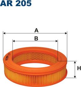 Filtron AR205 - Повітряний фільтр autozip.com.ua