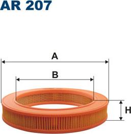 Filtron AR207 - Повітряний фільтр autozip.com.ua