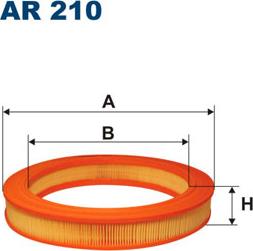 Filtron AR210 - Повітряний фільтр autozip.com.ua