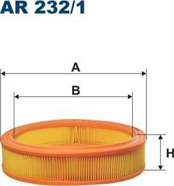 Filtron AR232/1 - Повітряний фільтр autozip.com.ua