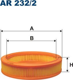 Filtron AR232/2 - Повітряний фільтр autozip.com.ua