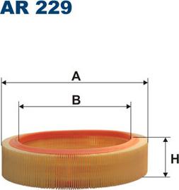 Filtron AR229 - Повітряний фільтр autozip.com.ua