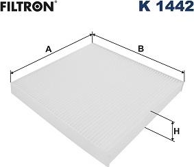 Filtron K 1442 - Фільтр, повітря у внутрішній простір autozip.com.ua