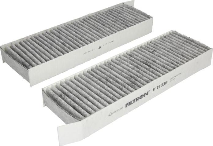 Filtron K 1433A-2x - Фільтр, повітря у внутрішній простір autozip.com.ua
