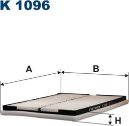 Filtron K1096 - Фільтр, повітря у внутрішній простір autozip.com.ua