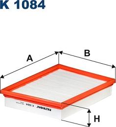 Filtron K1084 - Фільтр, повітря у внутрішній простір autozip.com.ua