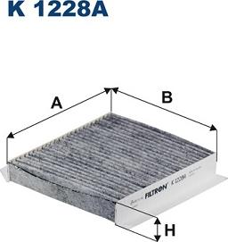 Filtron K 1228A - Фільтр, повітря у внутрішній простір autozip.com.ua