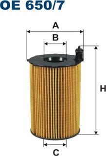 Filtron OE650/7 - Масляний фільтр autozip.com.ua