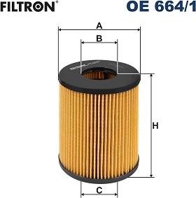 Filtron OE 664/1 - Масляний фільтр autozip.com.ua