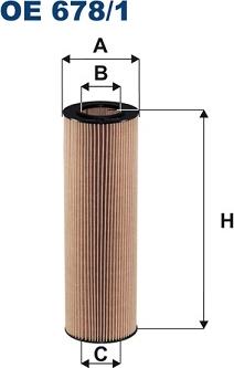Filtron OE678/1 - Масляний фільтр autozip.com.ua