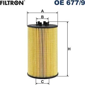 Filtron OE 677/9 - Масляний фільтр autozip.com.ua