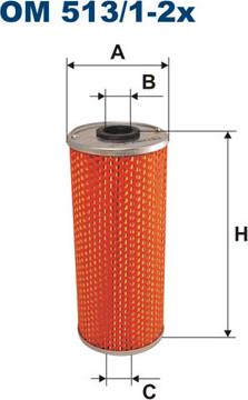 Filtron OM513/1-2x - Масляний фільтр autozip.com.ua