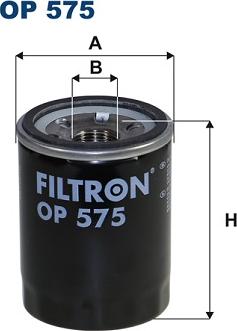 Filtron OP575 - Масляний фільтр autozip.com.ua