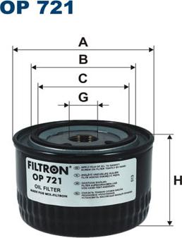 Filtron OP721 - Гідрофільтри, автоматична коробка передач autozip.com.ua