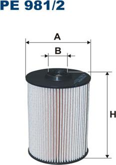 Filtron PE981/2 - Паливний фільтр autozip.com.ua