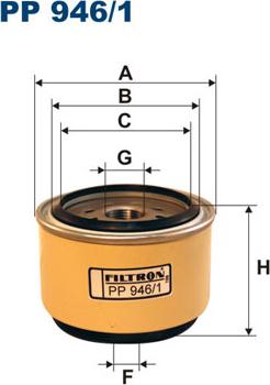 Filtron PP946/1 - Паливний фільтр autozip.com.ua