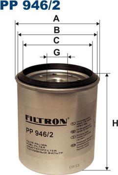Filtron PP946/2 - Паливний фільтр autozip.com.ua
