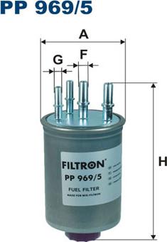 Filtron PP969/5 - Паливний фільтр autozip.com.ua