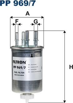 Filtron PP 969/7 - Паливний фільтр autozip.com.ua