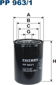 Filtron PP963/1 - Паливний фільтр autozip.com.ua