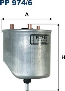 Filtron PP974/6 - Паливний фільтр autozip.com.ua