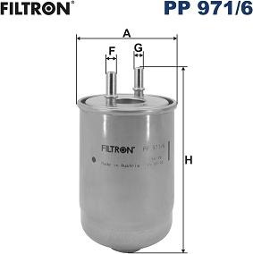 Filtron PP 971/6 - Паливний фільтр autozip.com.ua