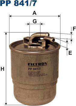 Filtron PP841/7 - Паливний фільтр autozip.com.ua