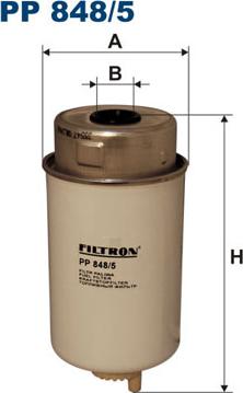 Filtron PP848/5 - Паливний фільтр autozip.com.ua