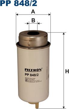 Filtron PP848/2 - Паливний фільтр autozip.com.ua